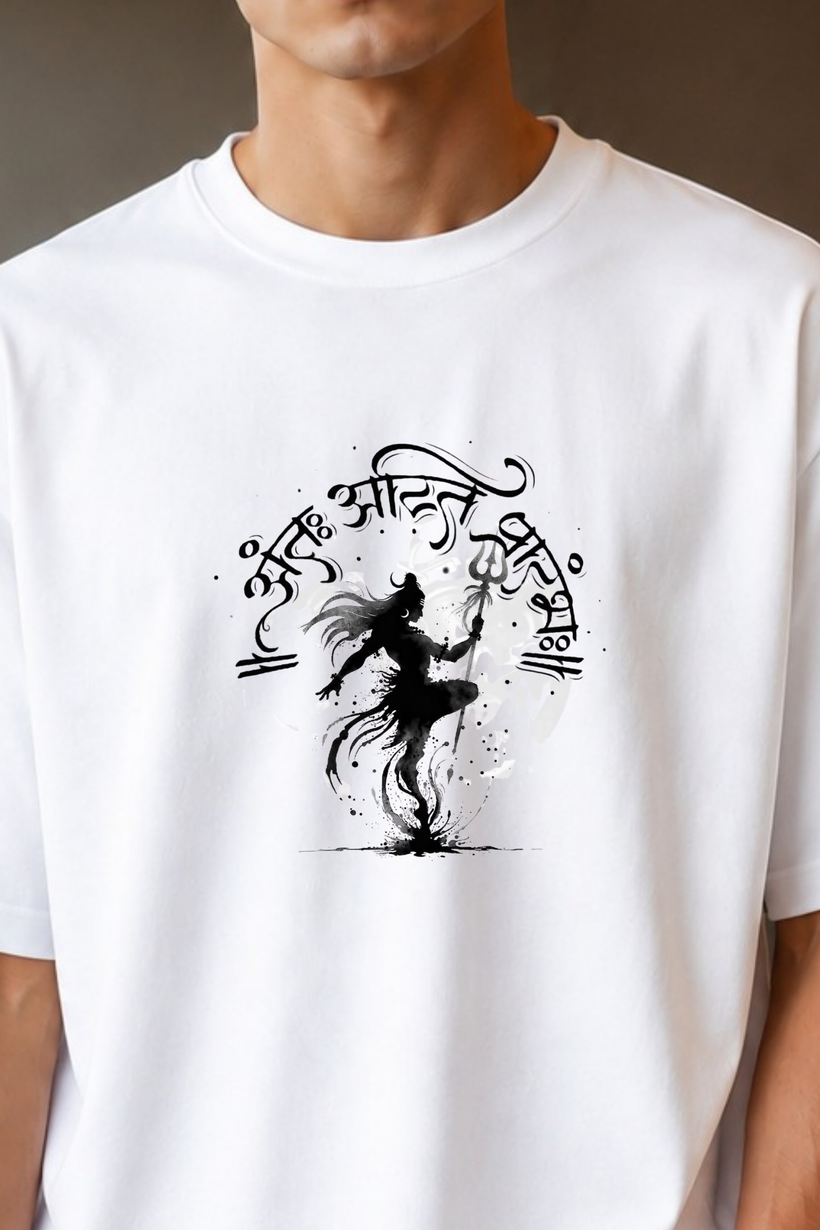 🕉️ Nataraj Aura Oversized T-Shirt