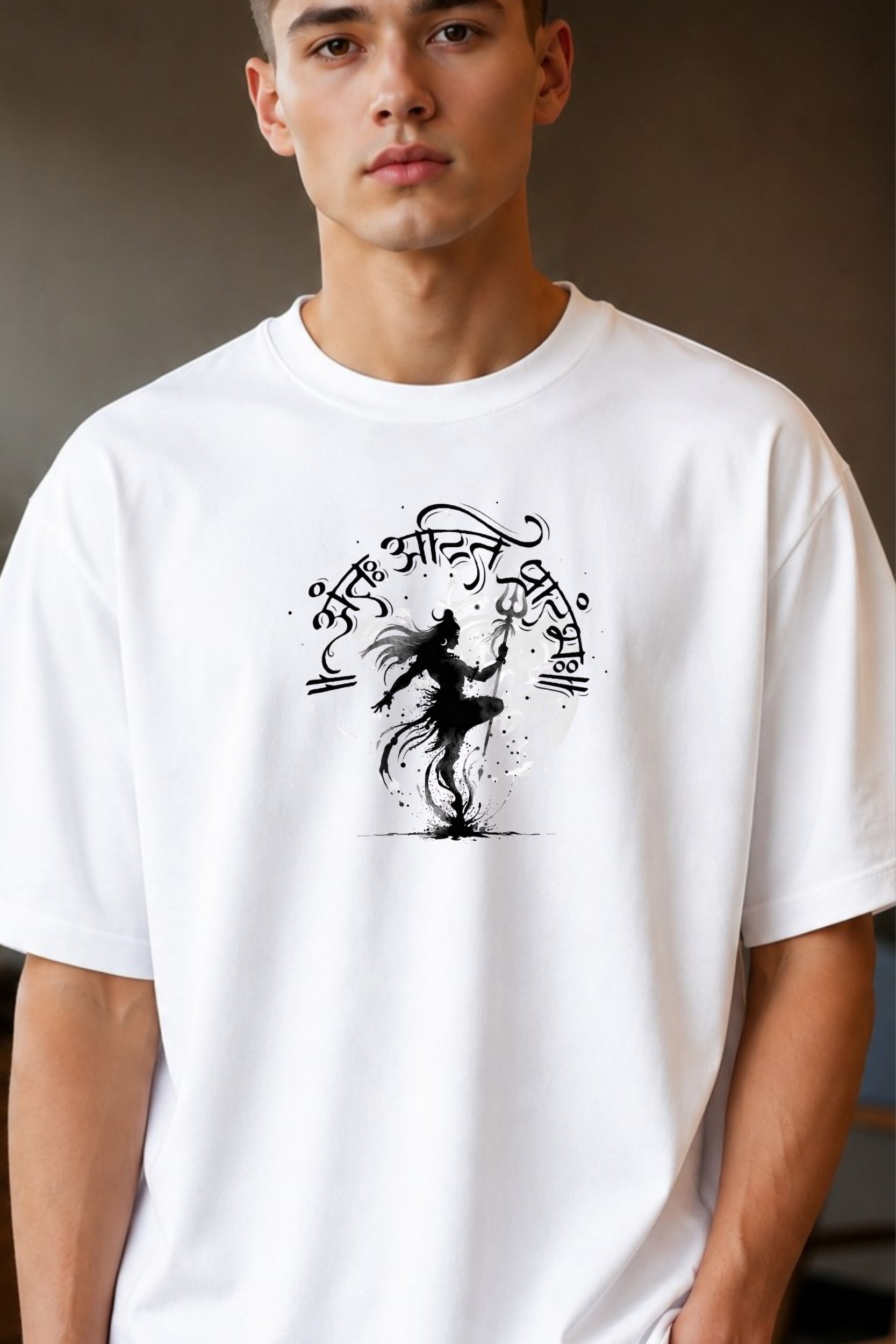 🕉️ Nataraj Aura Oversized T-Shirt thumbnail 3