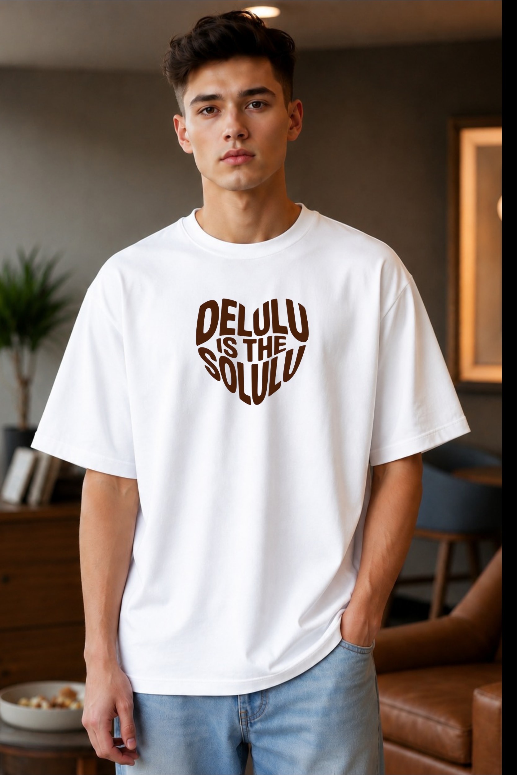 ๐ Delulu Is The Solulu Oversized T-Shirt alternate