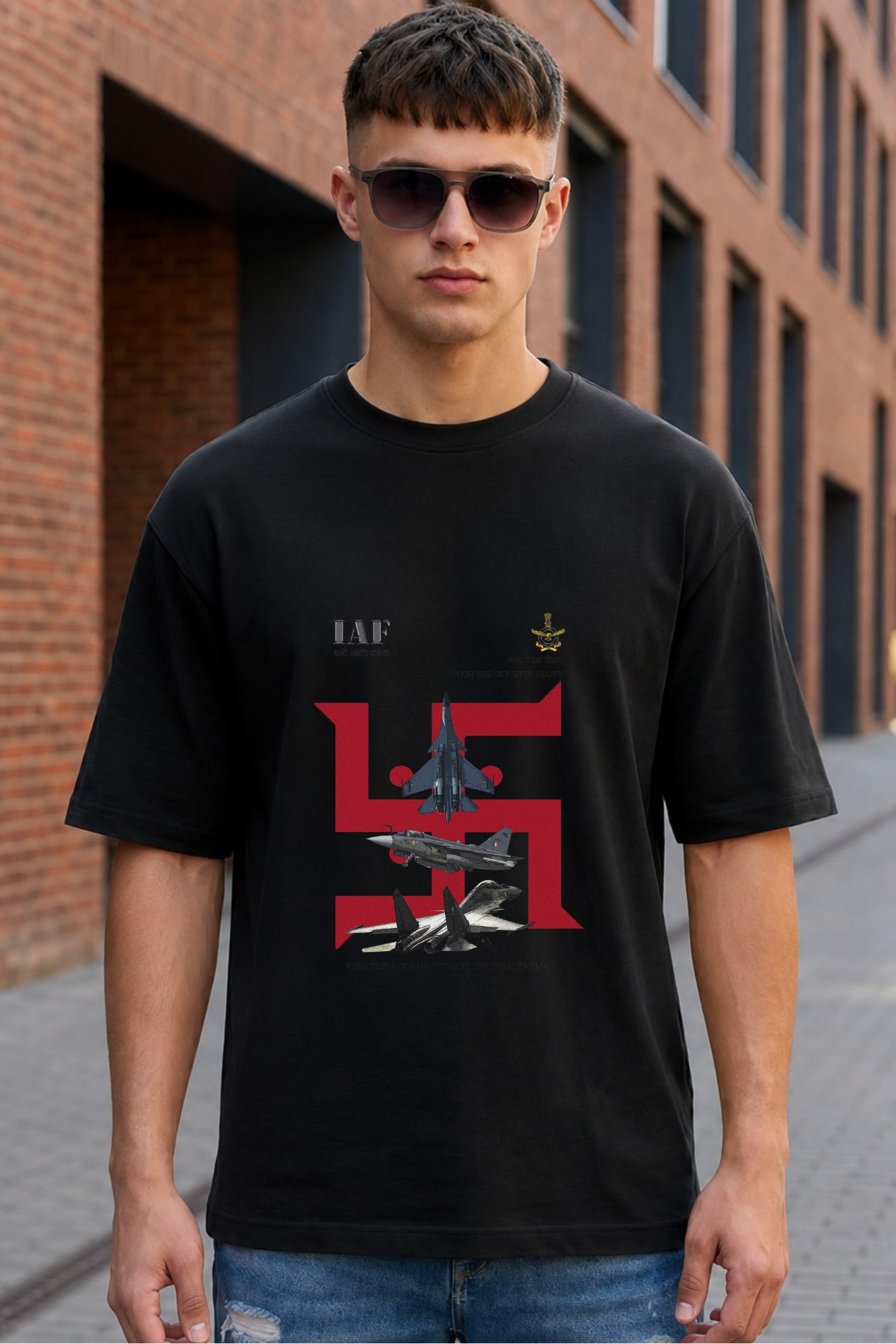Indian Air Force Fighter Jet Regular fit Graphic T-Shirt for Unisex
